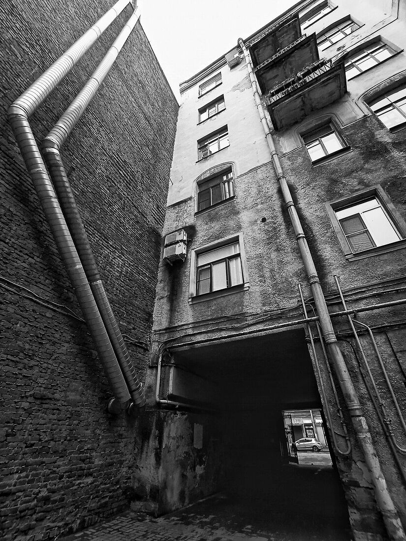 Anna Butorina. black and white. Untitled
