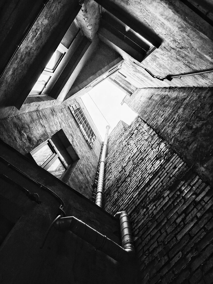 Anna Butorina. black and white. Untitled